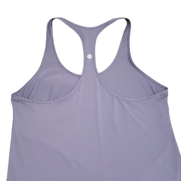 Lululemon Cool Racerback Tank Top Purple Fog Sz 6 - Picture 3 of 6